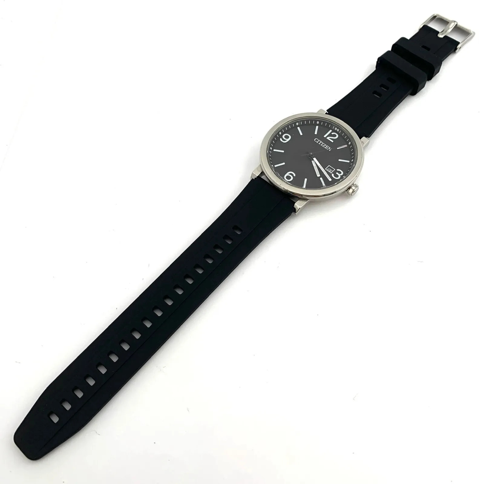 [Used] CITIZEN E168 Eco-Drive Watch, Black 【USED】