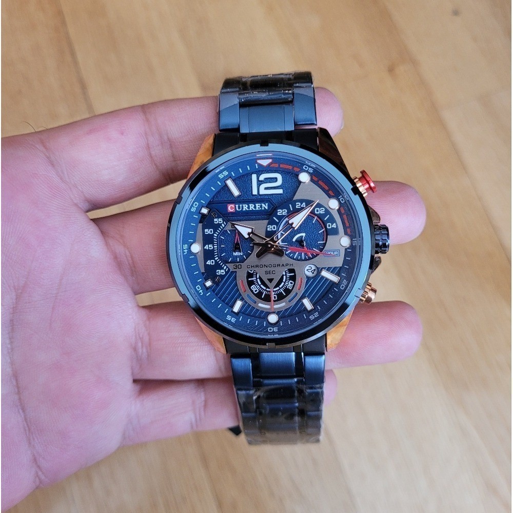 CURREN Chronograph Stylish Stainless Steel Watch For Men