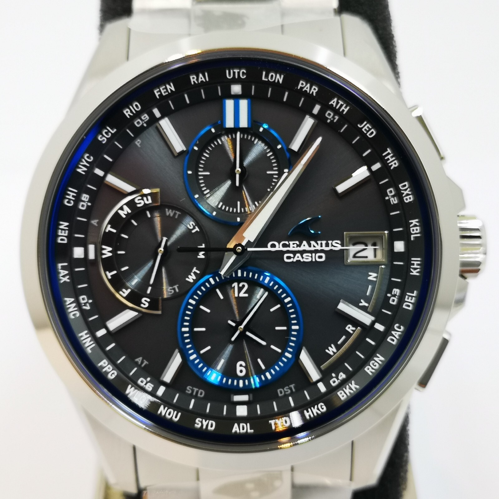 CASIO OCEANUS CLASSIC OCW-T2600-1AJF Black Radio Wave Solar Men Watch New in Box