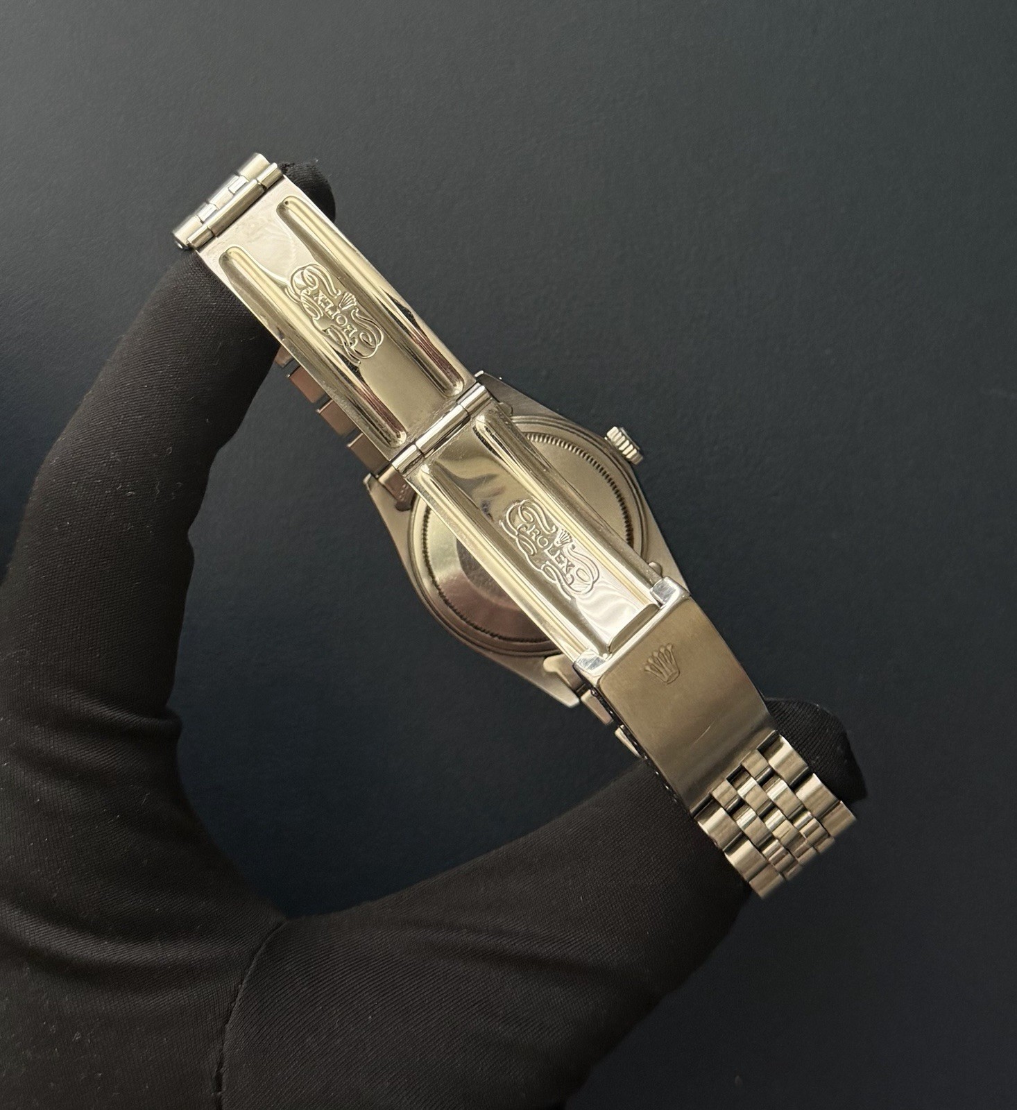 Rolex Datejust 16030 Silver Jubilee Bracelet with Silver Bezel