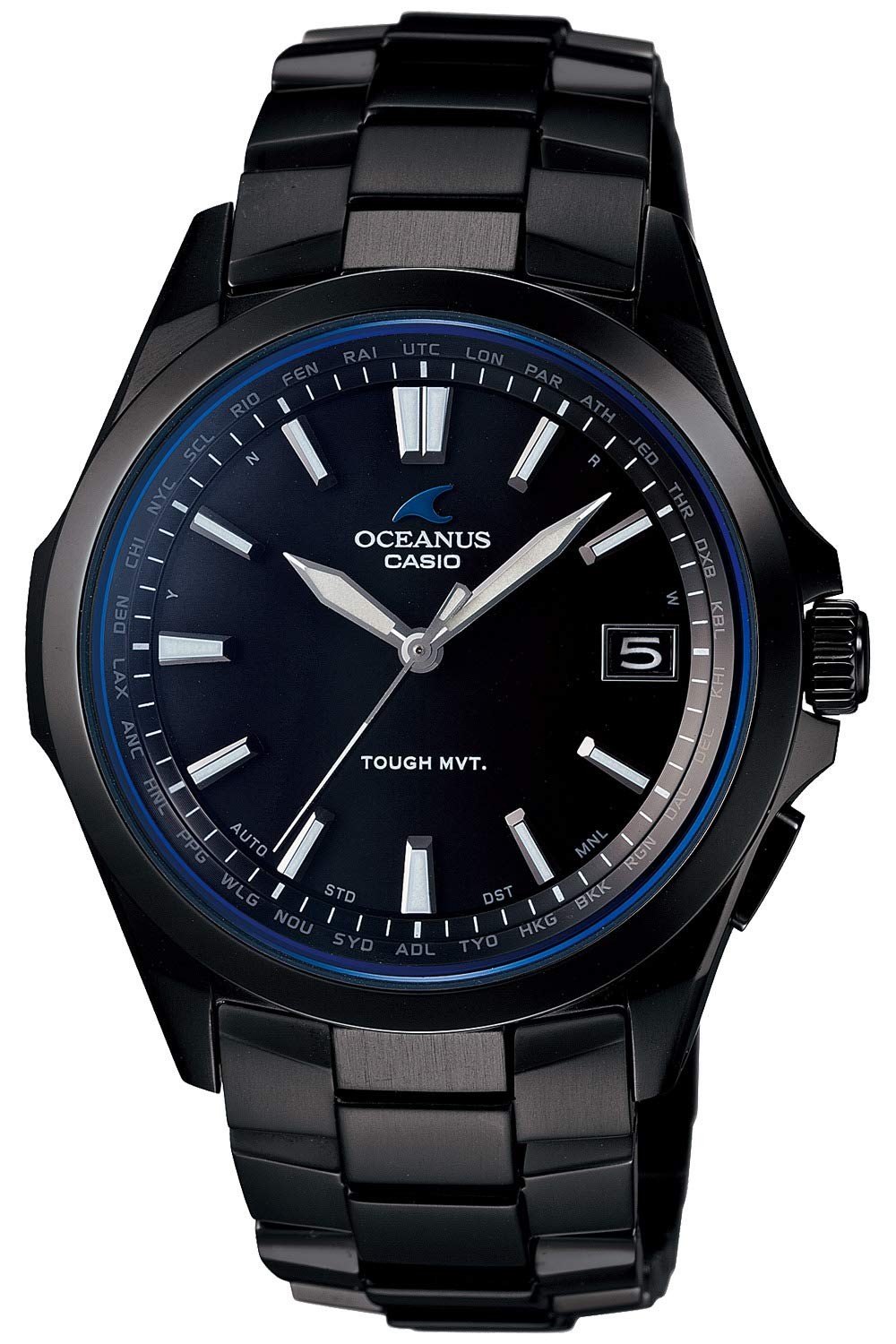 CASIO Oceanus OCWS100B1AJF Black Solar Radio Men’s Watch New in Box