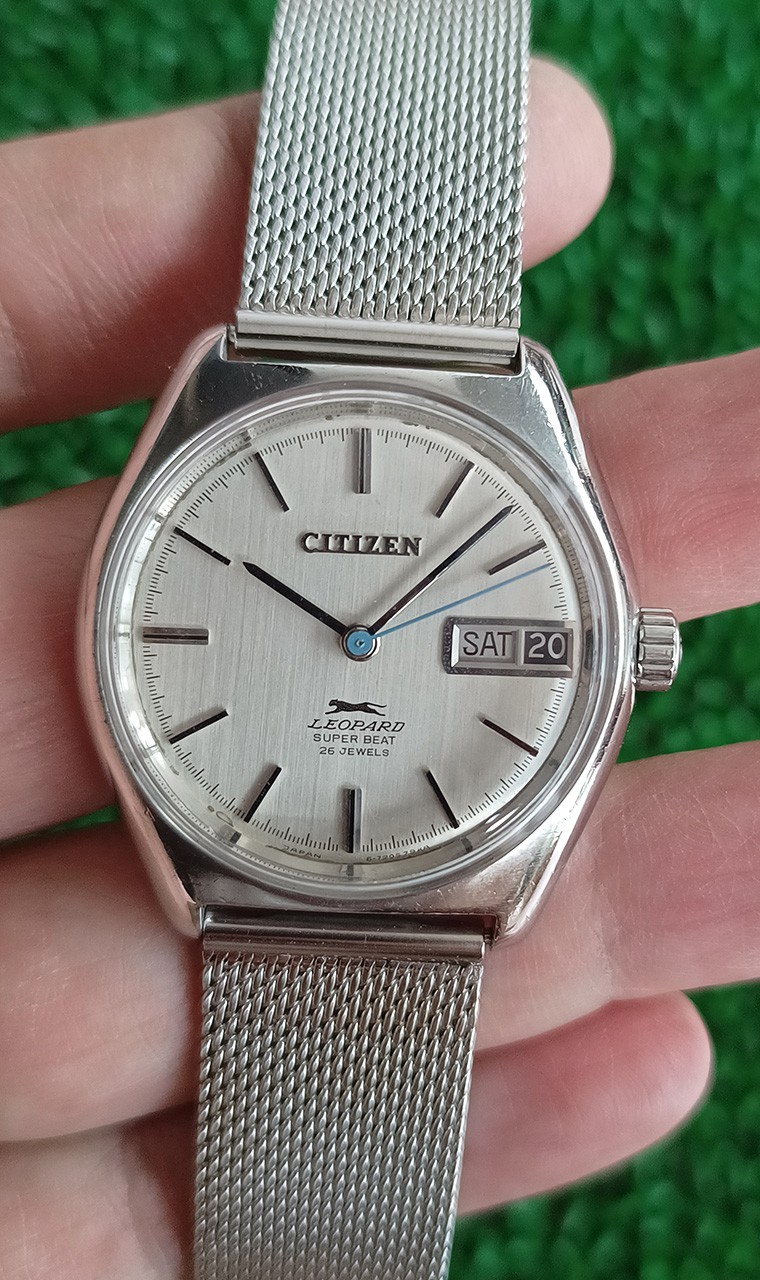 RARE VINTAGE CITIZEN LEOPARD SUPER BEAT AUTOMATIC 26 JEWELS GENT WATCH