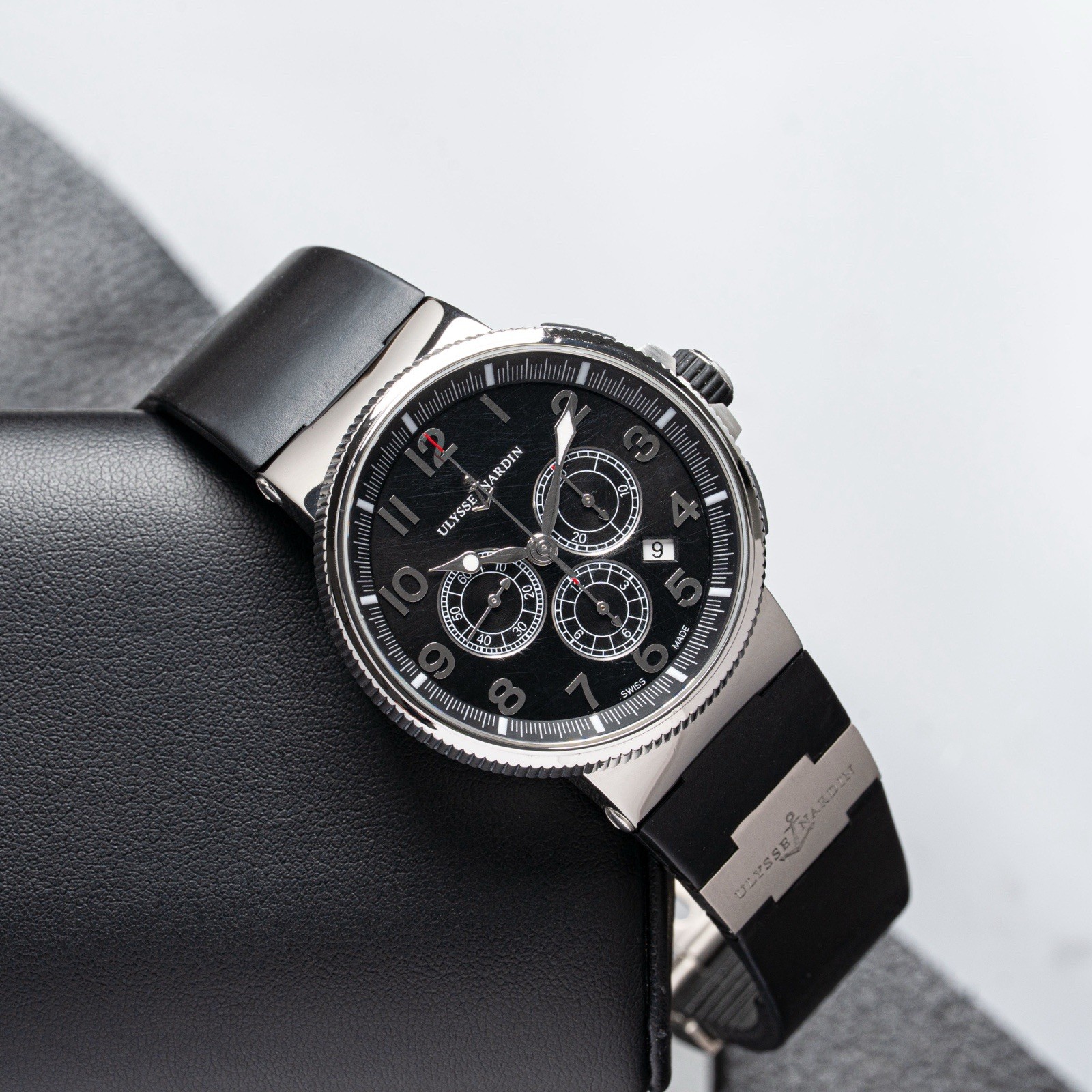 Ulysse Nardin Marine Men’s Black Watch – 1503-150-3/62