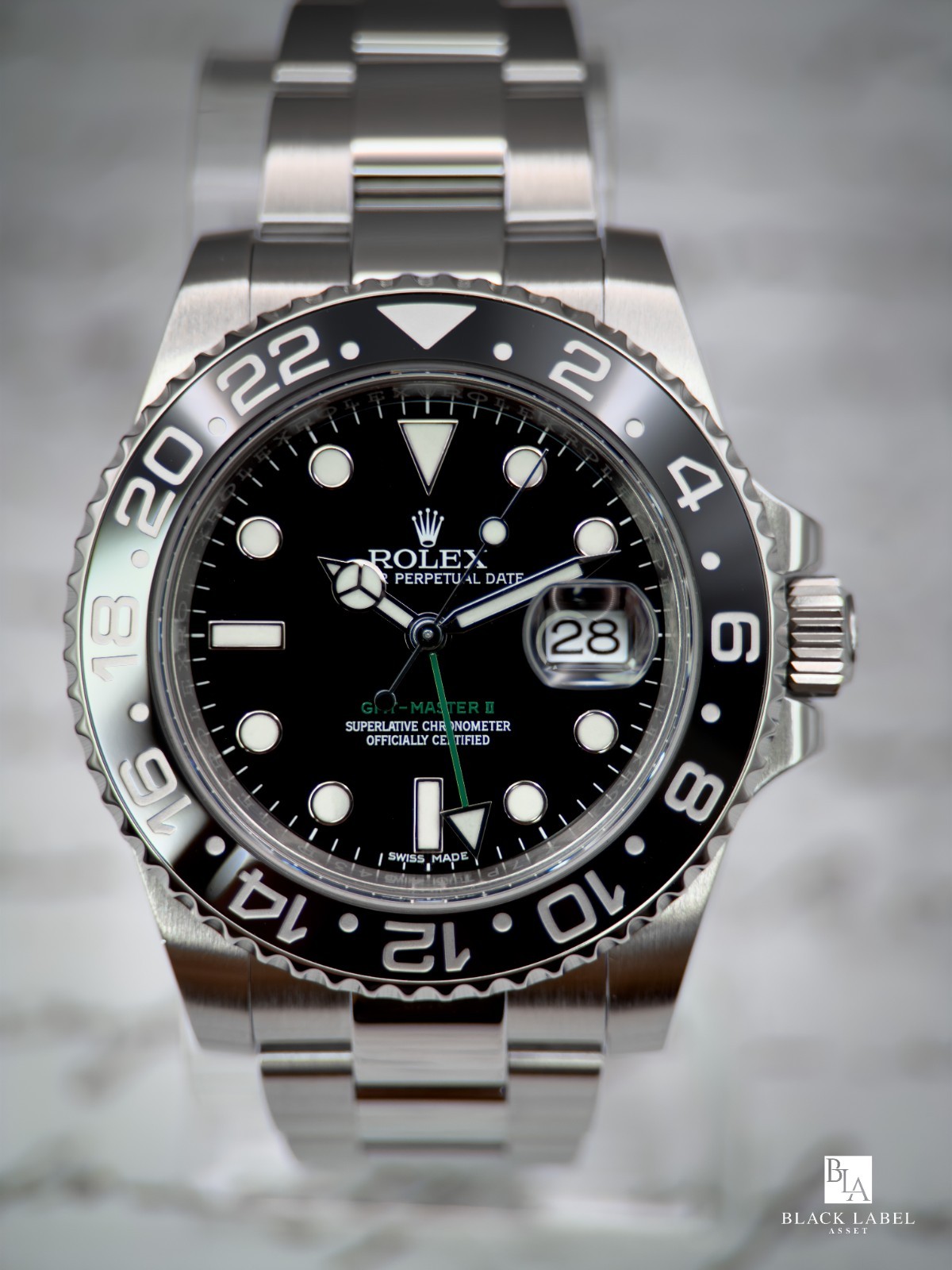 Rolex GMT-Master II Green Arrow 116710LN CPO Certified Box Papers 2025