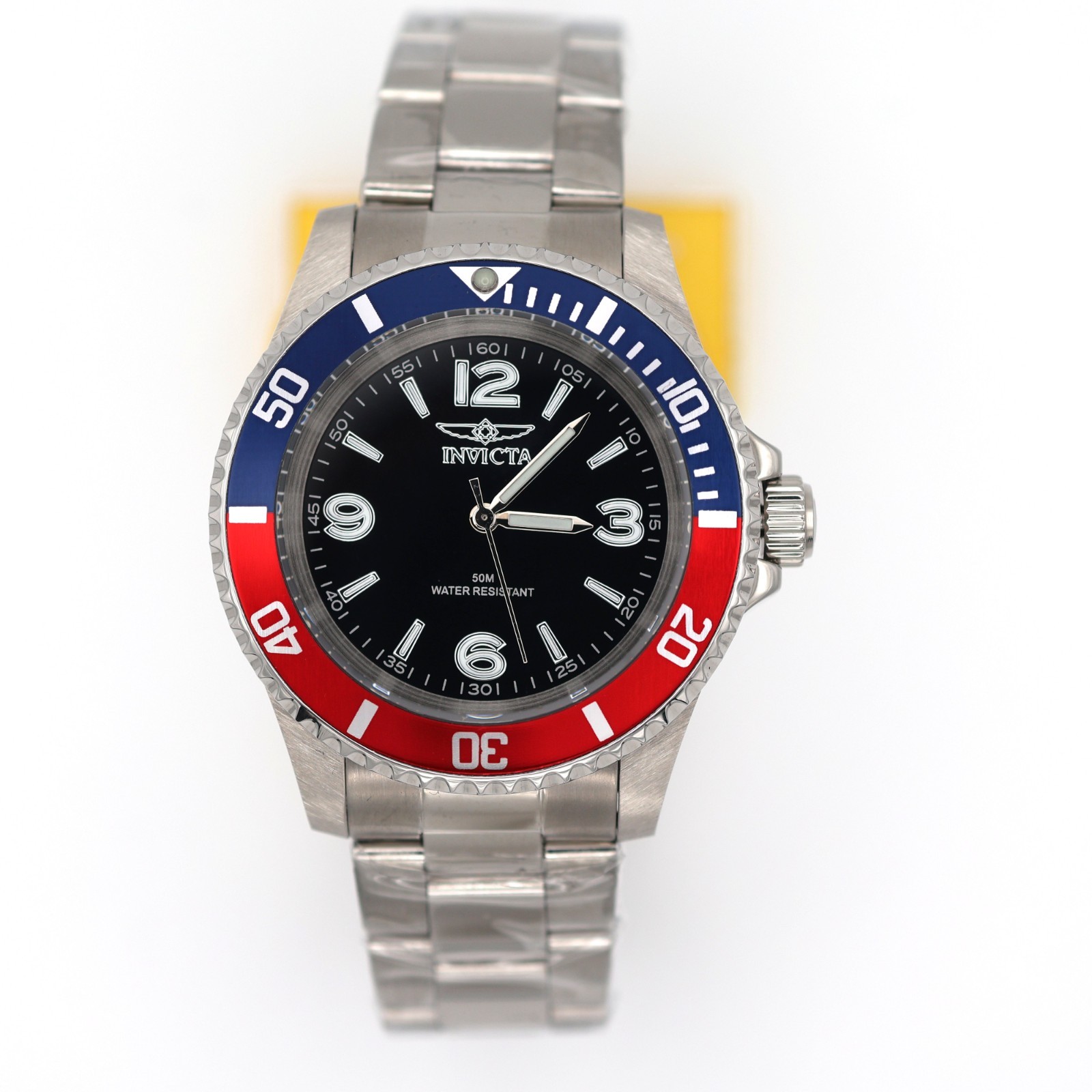 Invicta Specialty Rowan 69481 40mm Black Dial Stainless Steel Men’s Watch