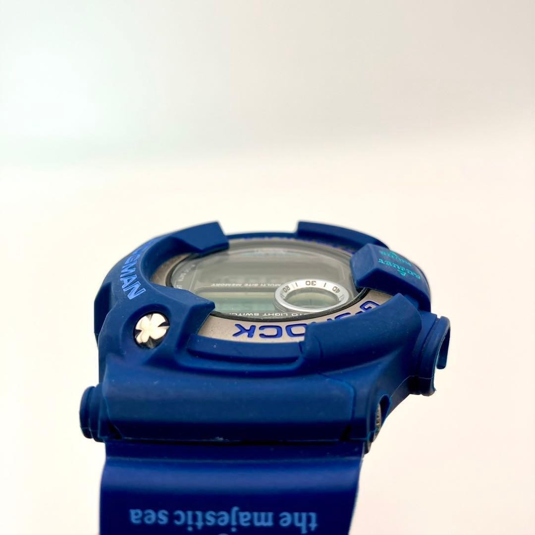 CASIO G-SHOCK DW-9902 WCCS FROGMAN Blue Titanium Watch Used Japan
