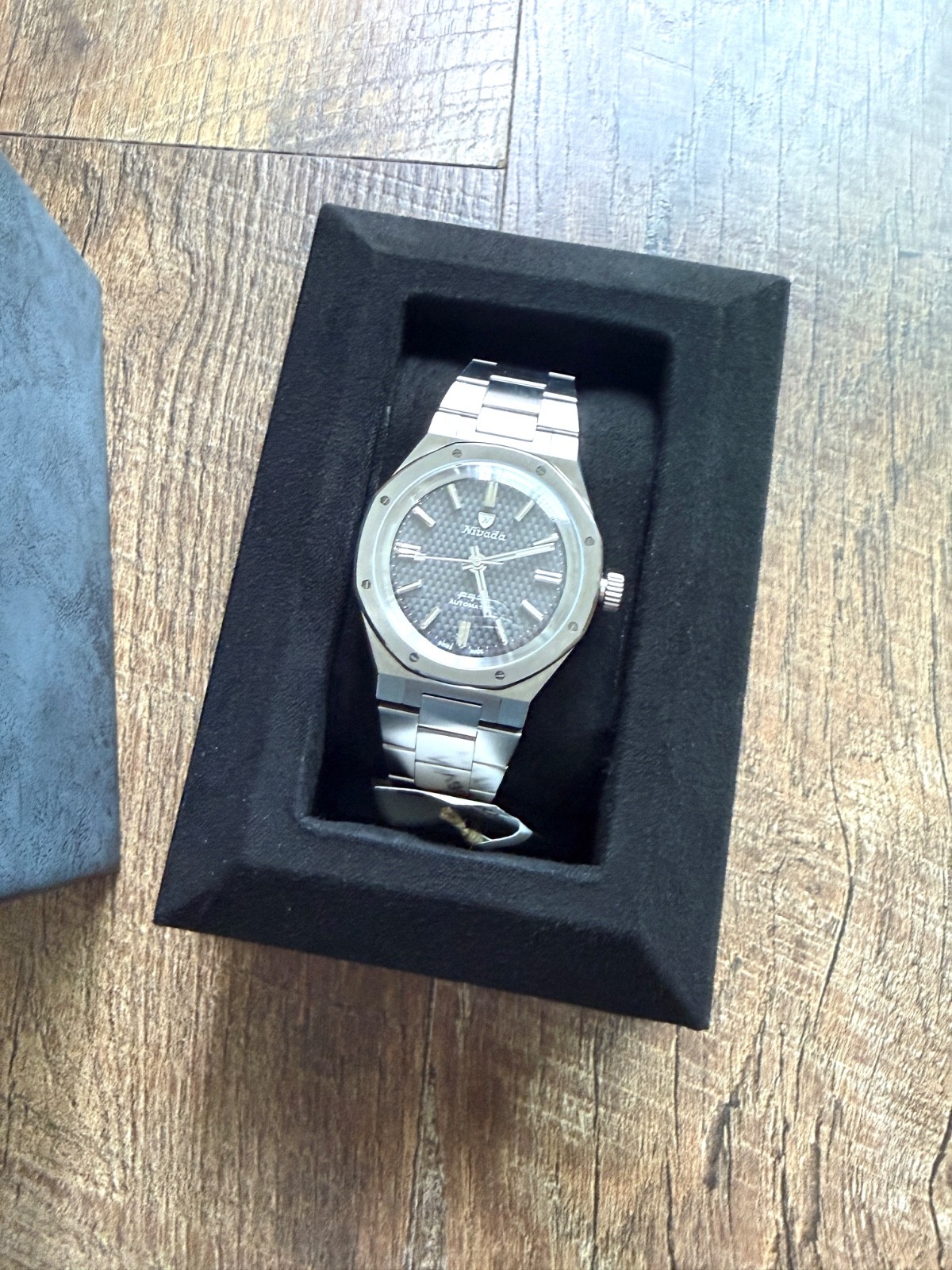 Nivada Grenchen F77 TITANIUM ANTHRACITE MK1 37mm Mens Stainless Steel 68006A77