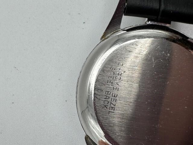 Vintage Bennett Time Guide Swiss Silver Tone Mechanical Watch WORKS