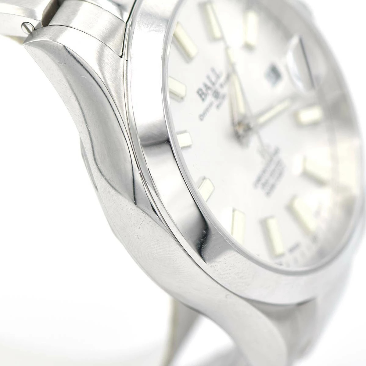 Ball Marvelite Date Nm9026C Automatic SS White Dial 40mm Rank AB+