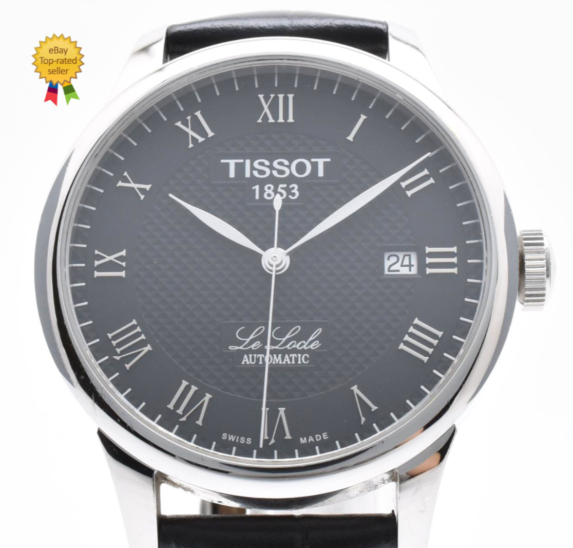 ▶️ [Near MINT] TISSOT Le Locle L164/264-1 Automatic Black Dial Men’s Watch JAPAN