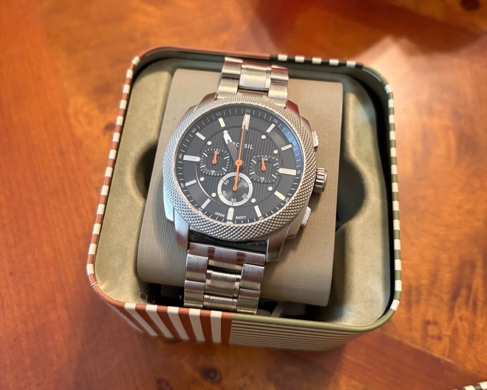 Fossil Machine Chronograph Quartz Black Dial Men’s Watch (FS6095)