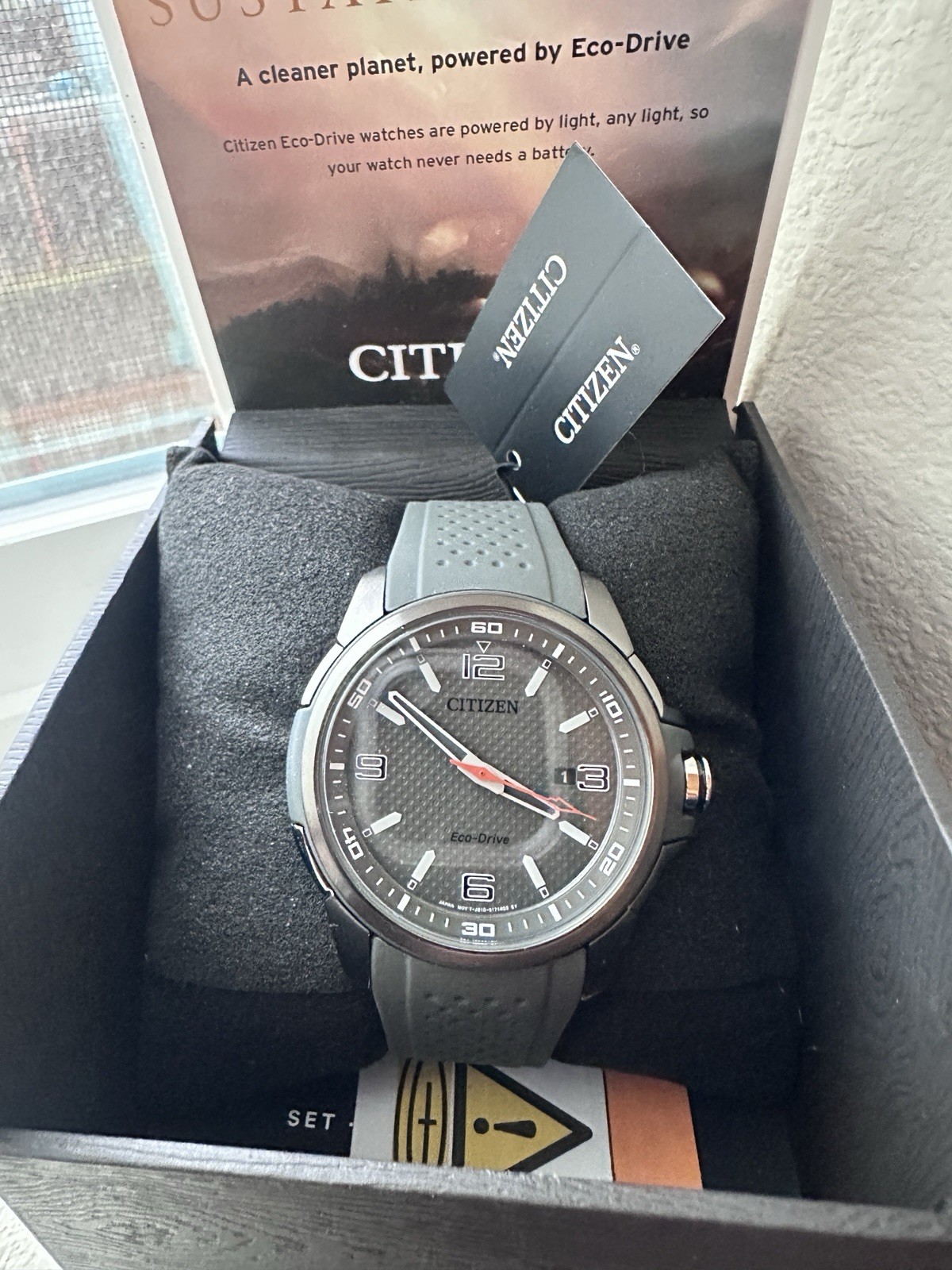 Citizen Sport Casual Weekender Stainless Steel Eco Drive Men’s Watch AW1157-08H