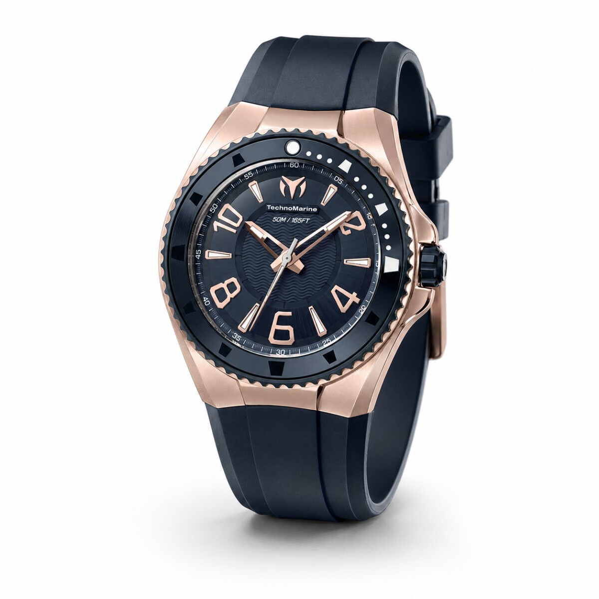 TechnoMarine Lusso Mare Men’s Watch – 44mm, Dark Blue (TM-225028)