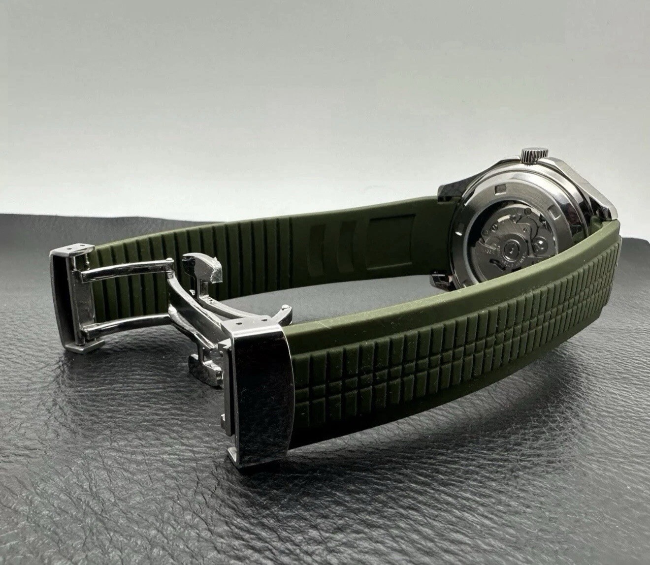 Custom 40mm “Aqua” Style Green Dial Mod Watch w/ NH35 Automatic