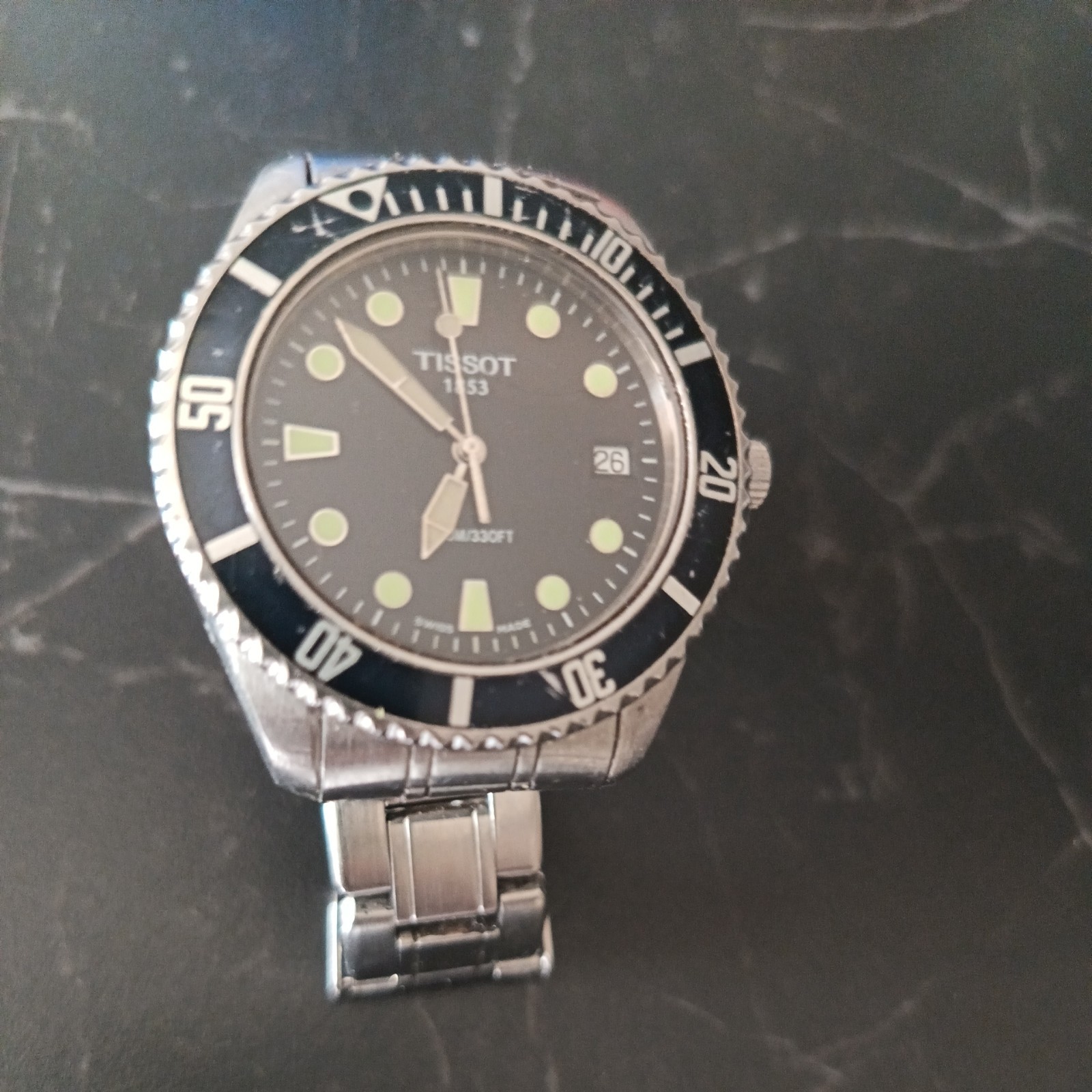 Tissot 1853 Sport skinviver E663/773M vintage watch ’90 very good works 30ATM
