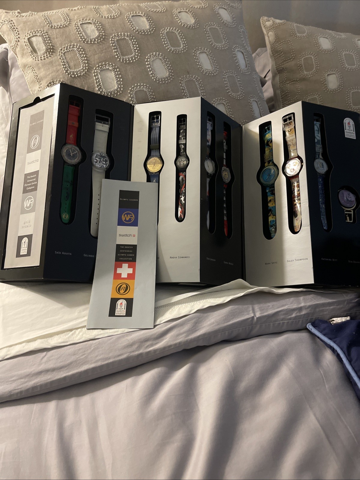 Olympic Legends Swatch Watch Box Set 10 WATCHES