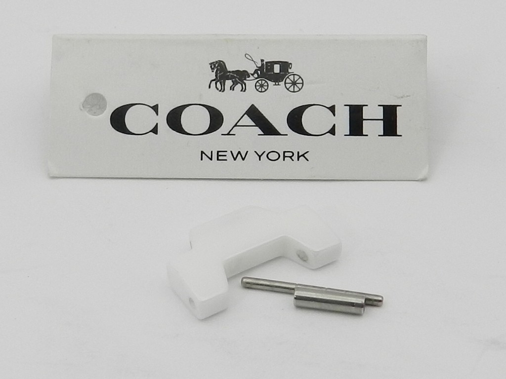 COACH White Ceramic Link Replacement 16mm