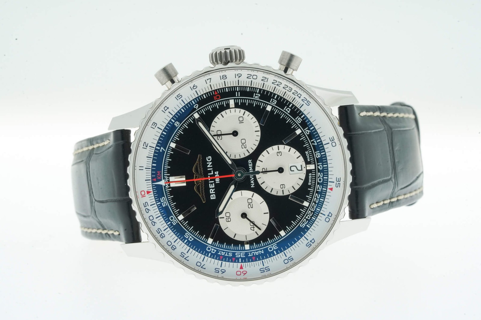 Breitling Navitimer B01 Chronograph AB0138211B1P1 AB0138 43mm Black Dial 09/2…