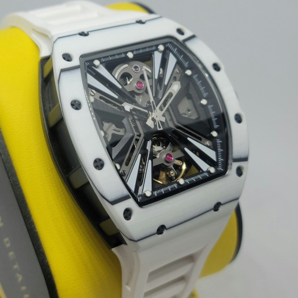 Invicta 49028 S1 Rally Vortex Automatic Watch White Rubber