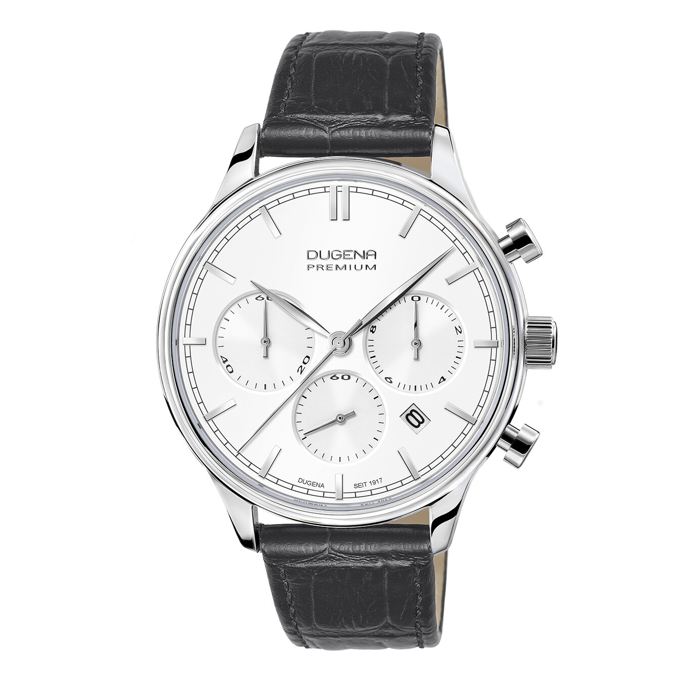 Dugena 7000200 Premium Herren Armbanduhr Sigma Chrono Saphirglas