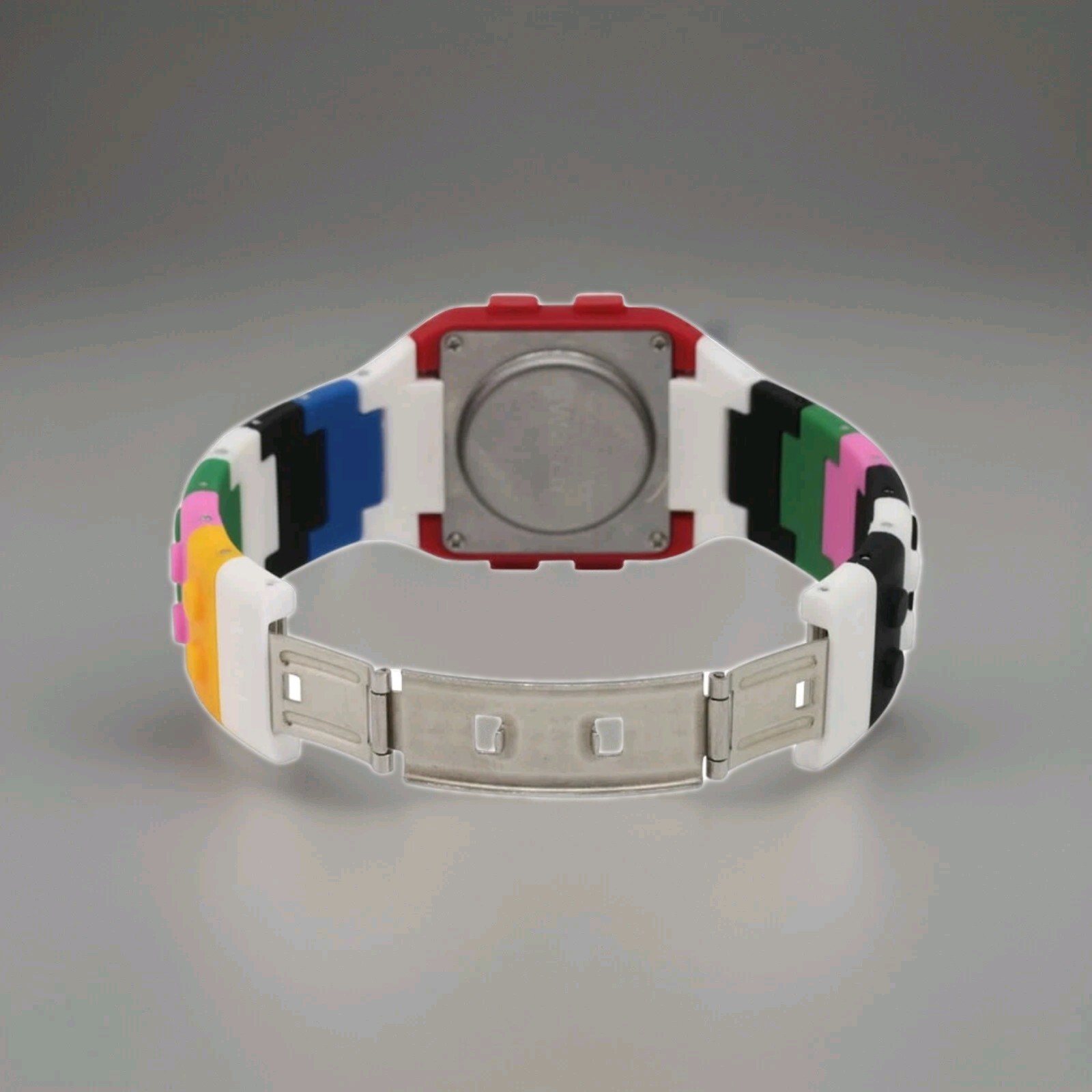 Queen Watch Multicolor City Quartz LCD Display WR100M Depl