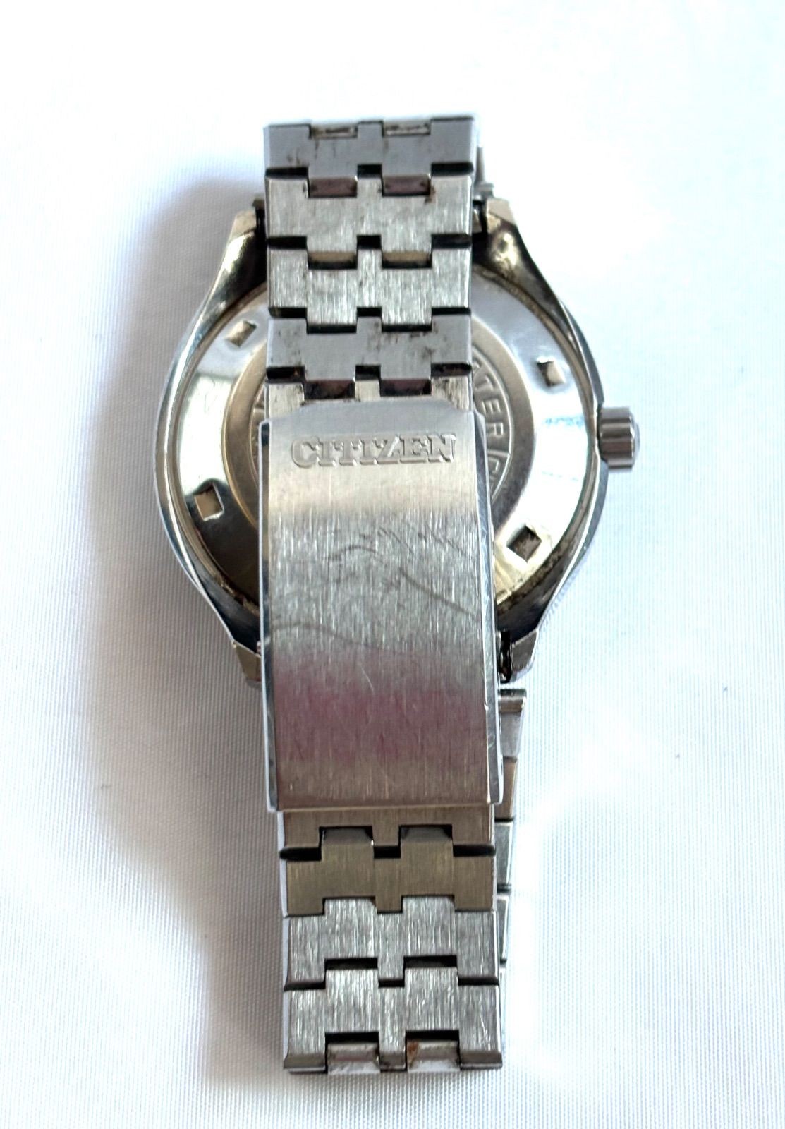 CITIZEN LEOPARD 4-720920 Automatic Vintage Watch Green Dial Oval Rare Model