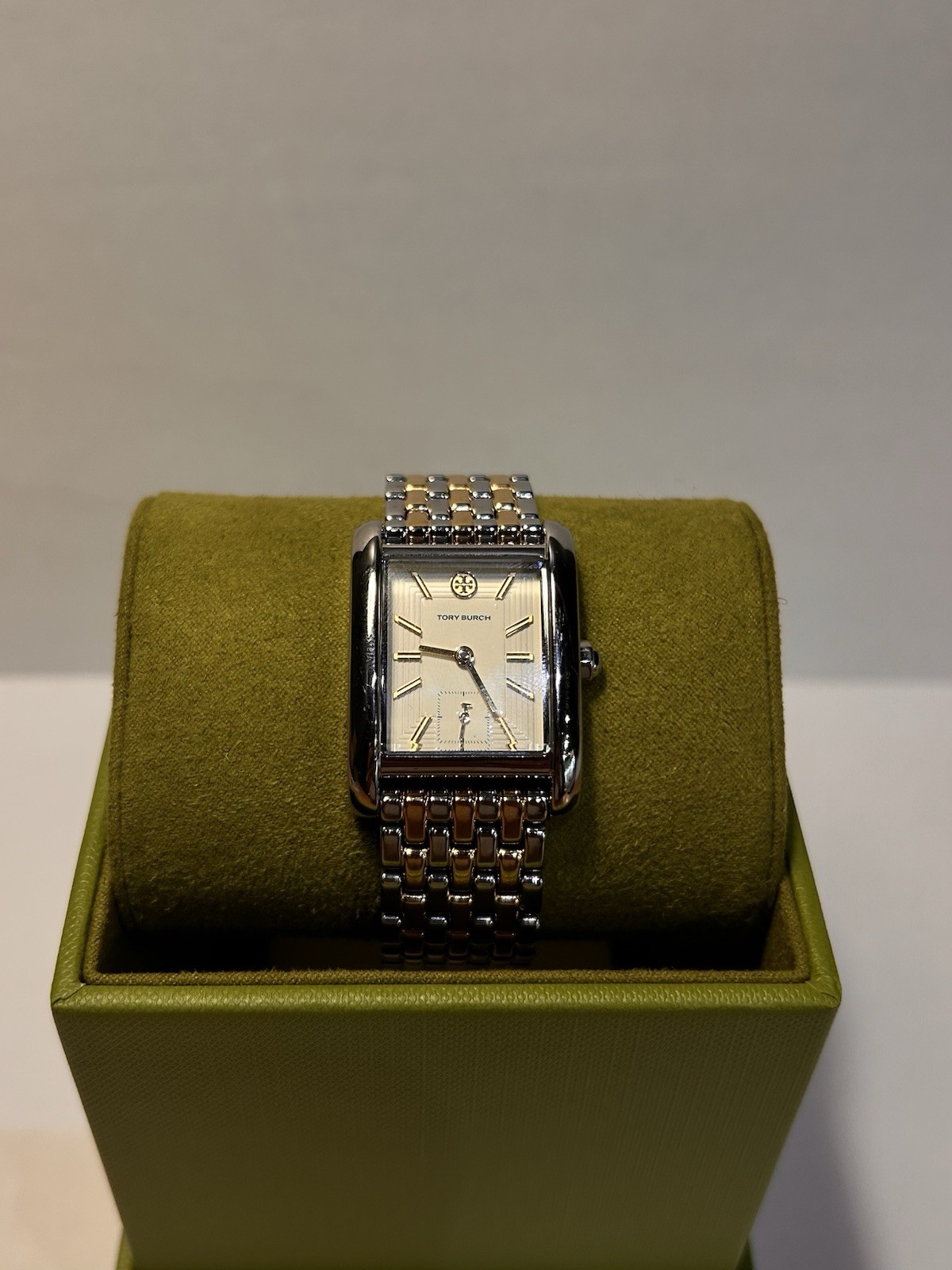 Tory Burch The Eleanor Quartz Two Tone Stainless Steel Ladies Watch TBW1066