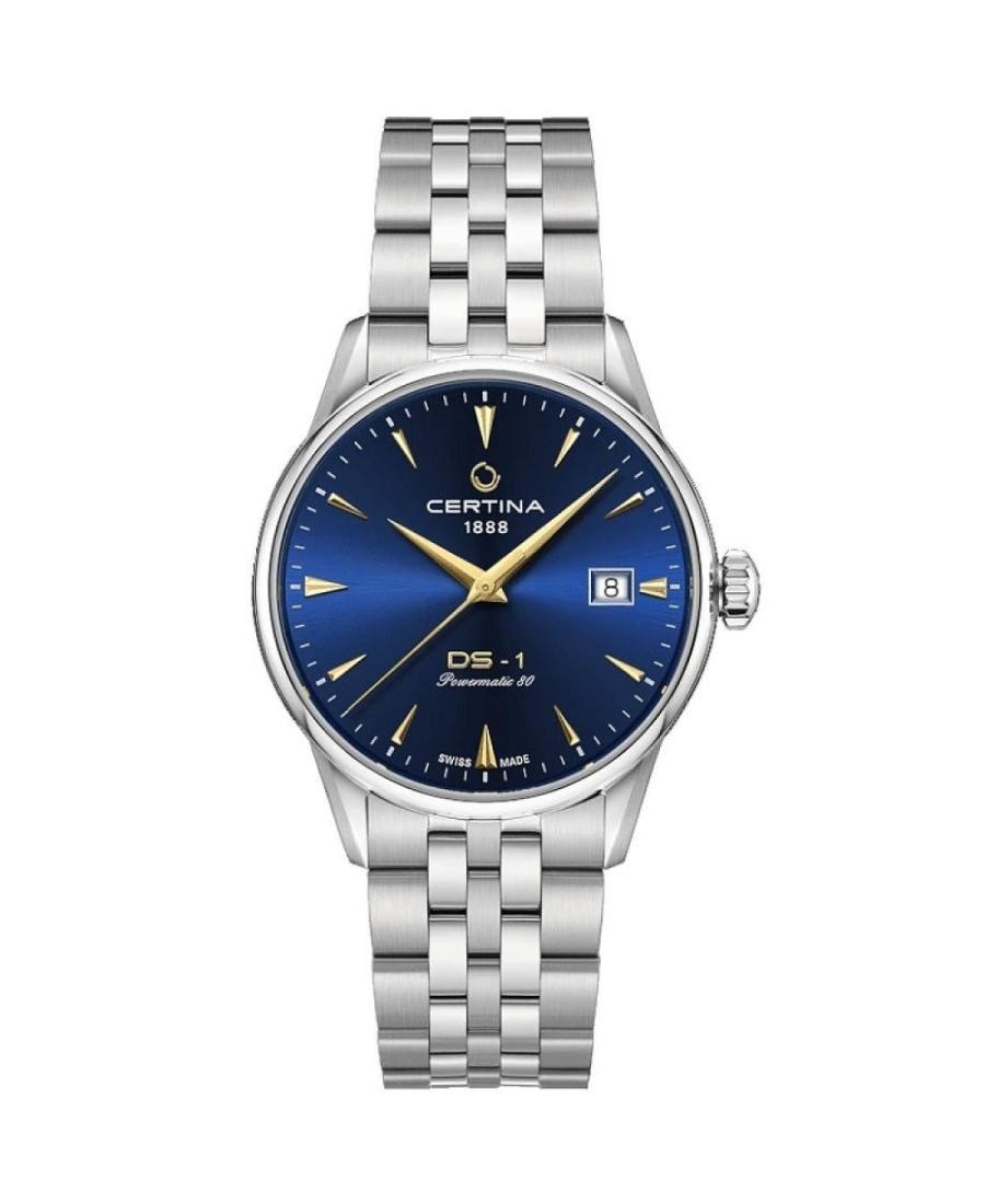 CERTINA Men Analog Automatic Casual Watch Classic Dress Blue Dial Waterproof Rou