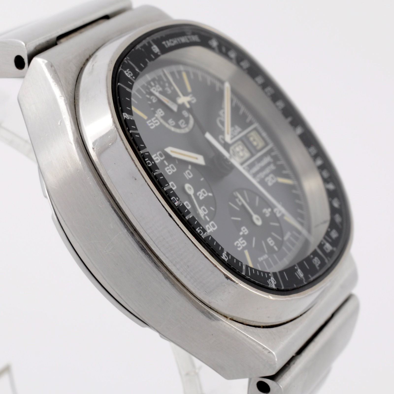 NO TARIFFS OMEGA SPEEDMASTER AUTOMATIC CHRONOGRAPH GENTS WATCH METAL BRACELET