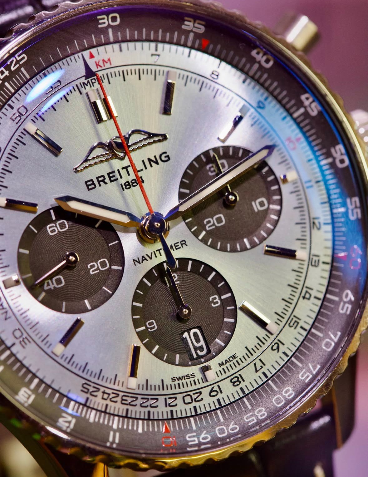 Breitling Navitimer B01 Chronograph 43 Ice Blue AB0138