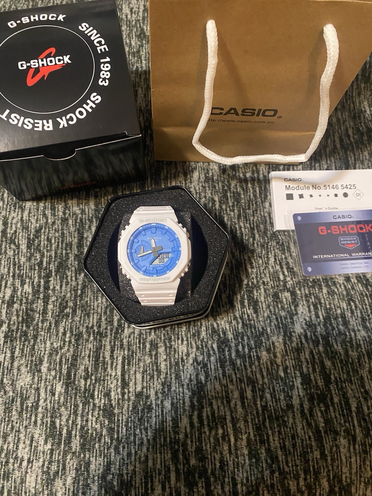 Casio G-Shock GW-6905K-7AJR Men’s Love Sea and Earth ICERC Watch White/Deep Blue