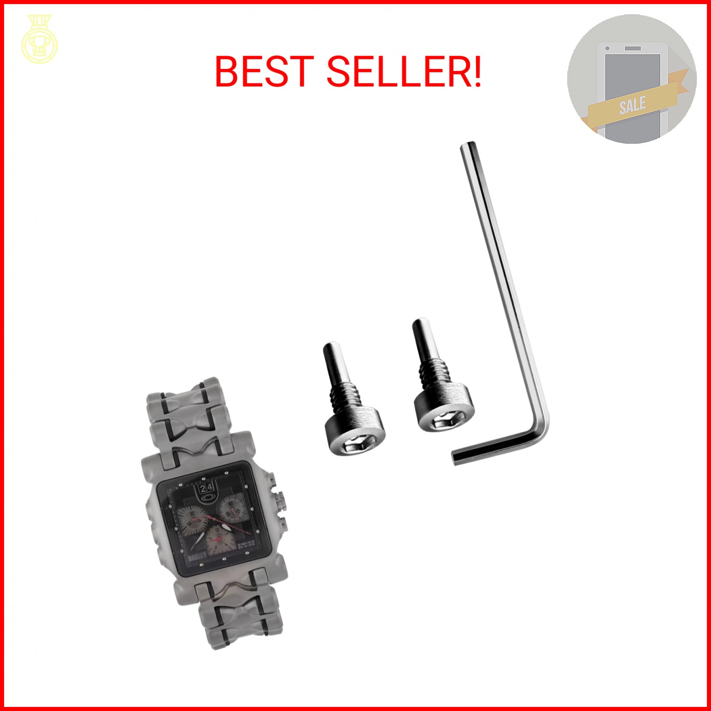 Oakley Minute Machine Time Tank Replacement Watch Band Link Screw Clasp Screws 2