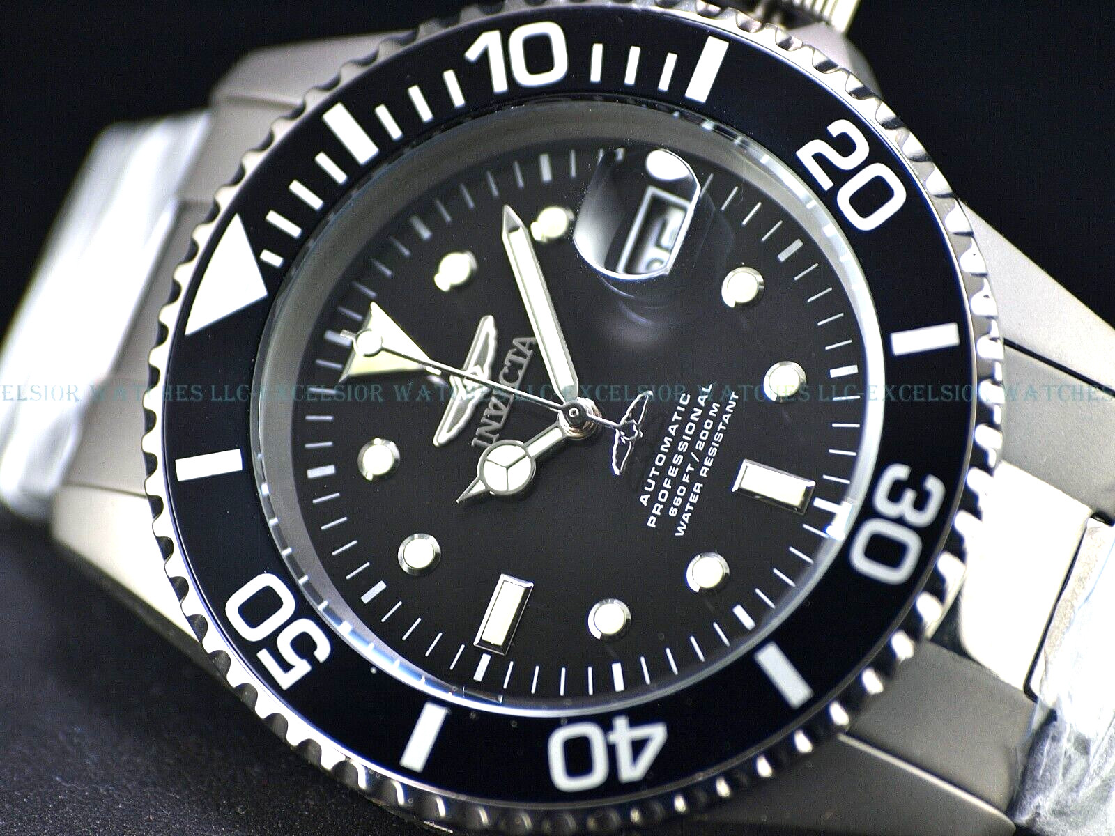 New Invicta Men’s 45mm SOLID TITANIUM Pro Diver AUTOMATIC NH35A 200m Watch 0420