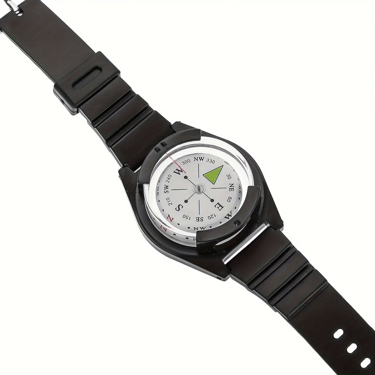 Waterproof Precision Watch ABS Compass Silicone Strap Wear Outdoor Activities