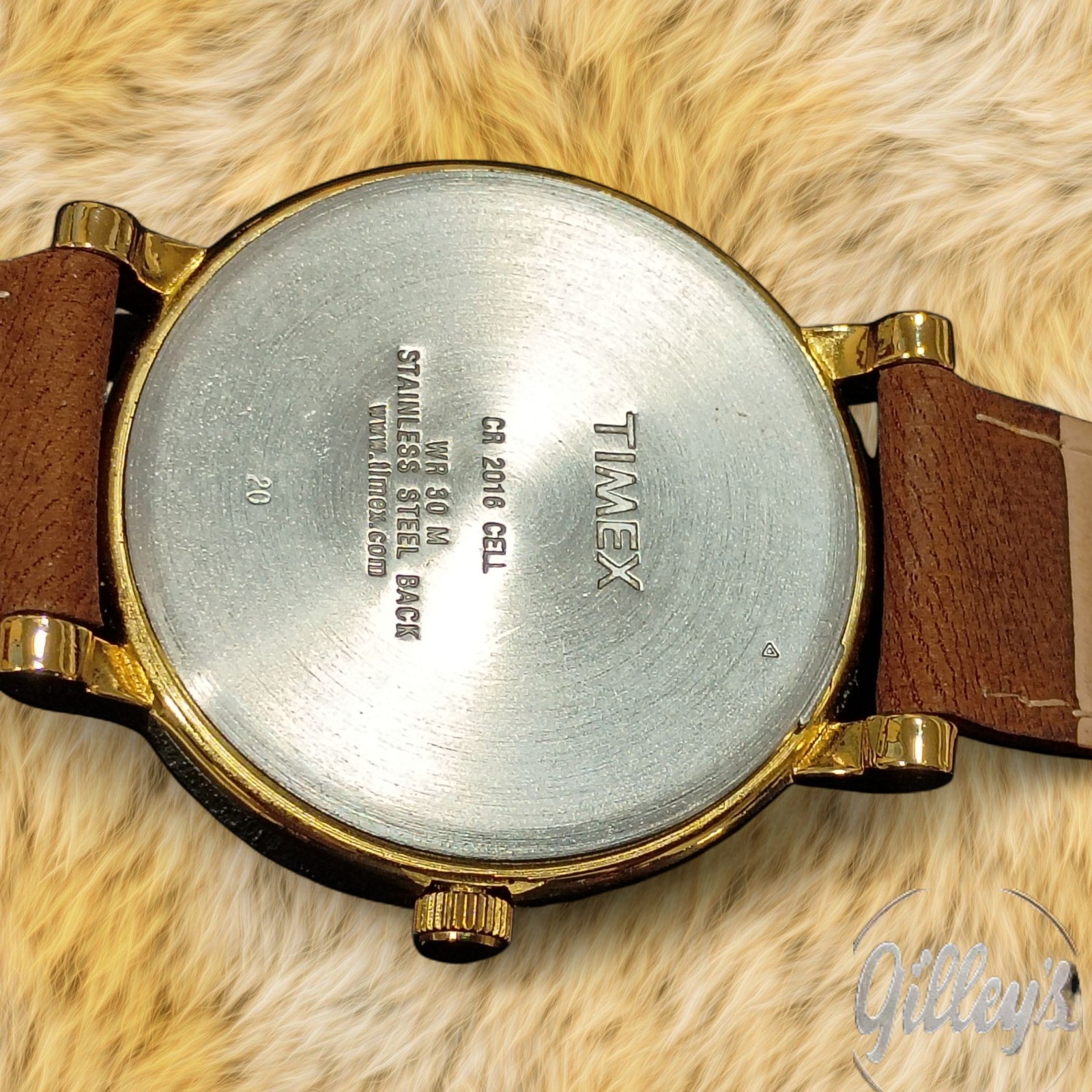Timex T2P527 Classics Off White Dial Brown Leather Strap Men’s Watch