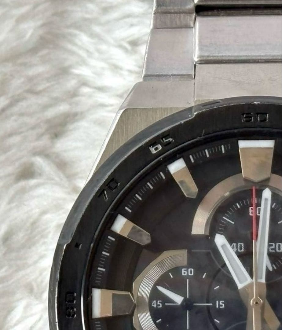Casio Edifice EFR-541SBDB-1AJF Solar Chronograph Black Mens Watch Japan