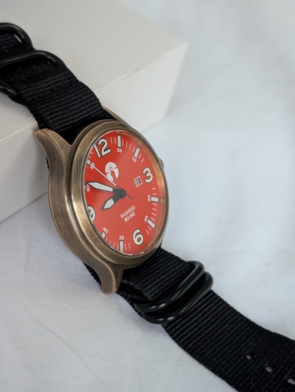 Solid brass, field, military watch, 44mm *PATINA WORK DONE* see description