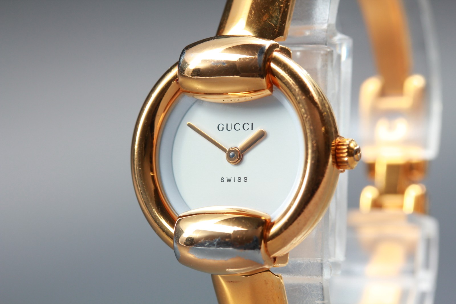[Exc+5] GUCCI 1400L 25mm White Dial Quartz Women’s Watch From JAPAN