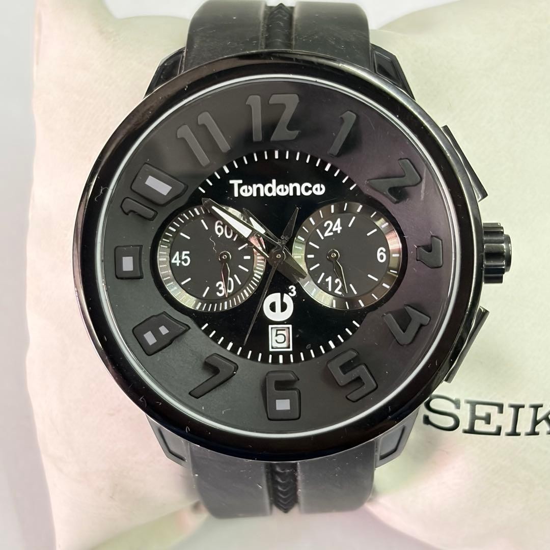 TENDENCE GULLIVER ROUND CHRONO Men’s Black Quartz Ref. 02036010 Watch