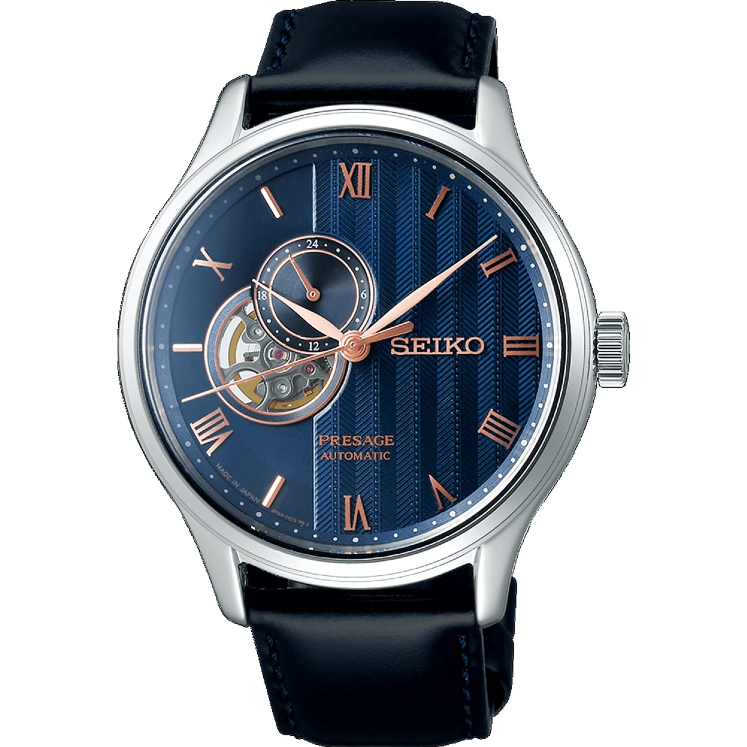 Seiko Presage SSA421J1 Zen Garden Blue Open Heart Automatic Men’s Watch