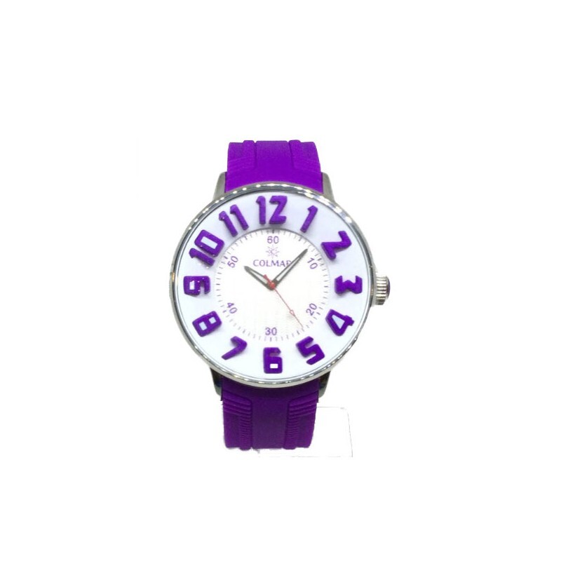Unisex Purple Waterproof 5 ATM Watch