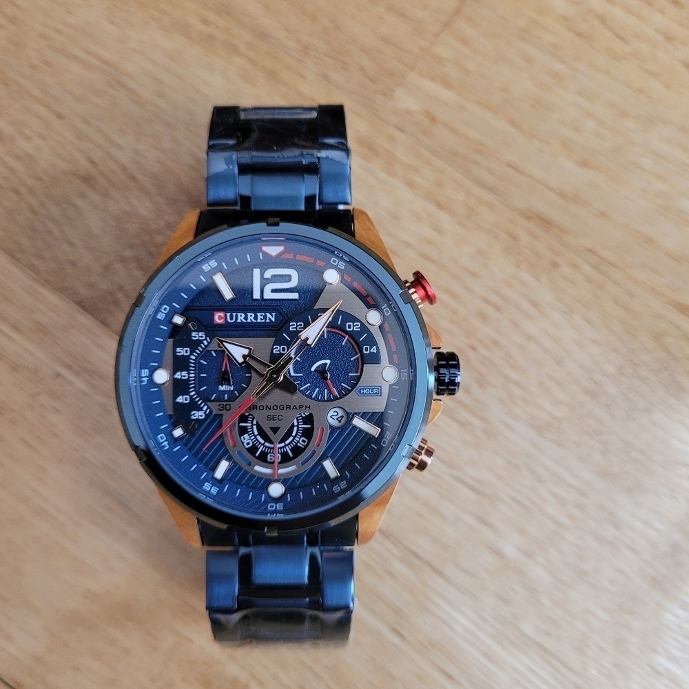 CURREN Chronograph Stylish Stainless Steel Watch For Men