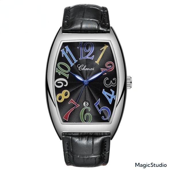 Multicolor Quartz Wrist Watch