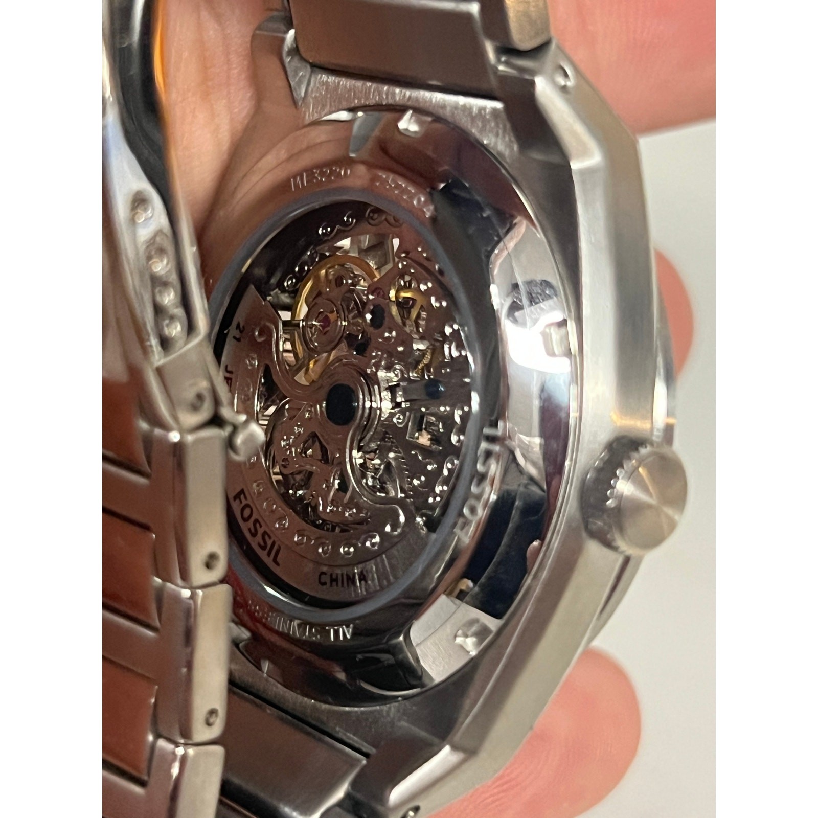 Fossil ME3220 Everett Automatic Stainless Steel Watch
