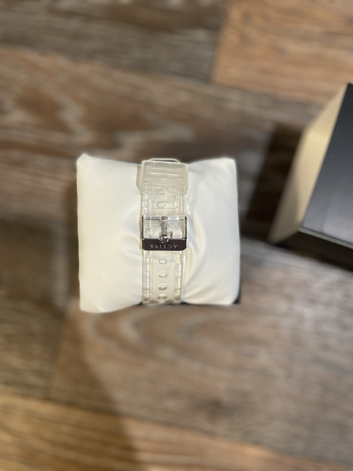Activa Transparent Digital Quartz Watch Clear Case/Band Chrono Alarm 30m