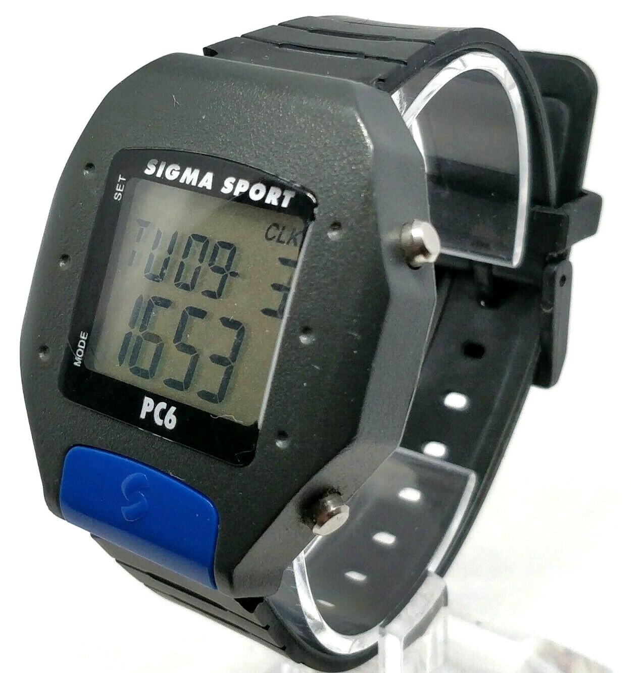 Sigma Spot PC 6 Cardio LCD Display 1996 Lebrocantheure Vintage Watch