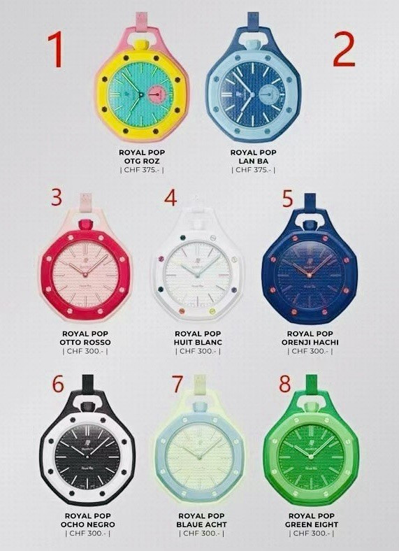 Swatch Quartz Analog Wristwatch Royal Pop 41mm 30m Multicolor Plastic