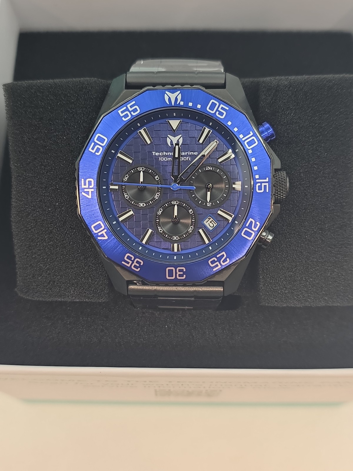 Invicta TechnoMarine Racing Legends Men’s Watch – 44.2mm, Black (TM-525024)