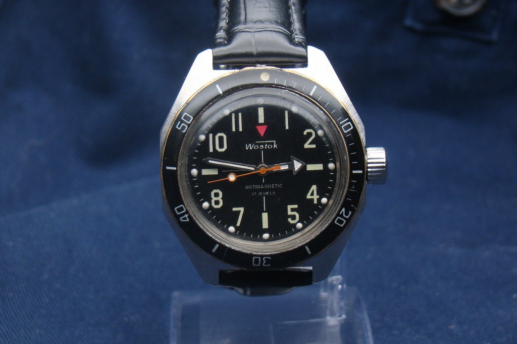vostok amphibian sniper antimagnetic russian soviet diver military watch 1980s 5