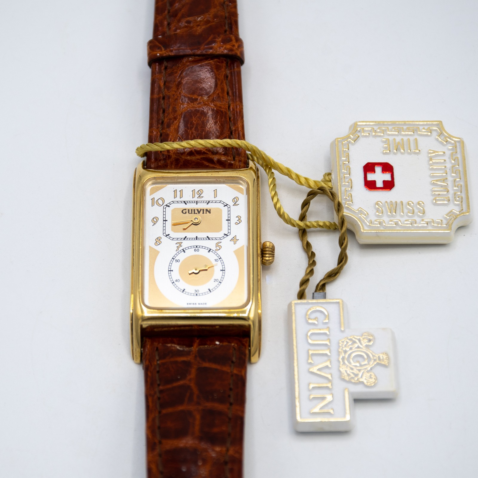 “Caravaggio” watch mec. 18kt yellow gold case and buckle GOLD CASE BBU.4